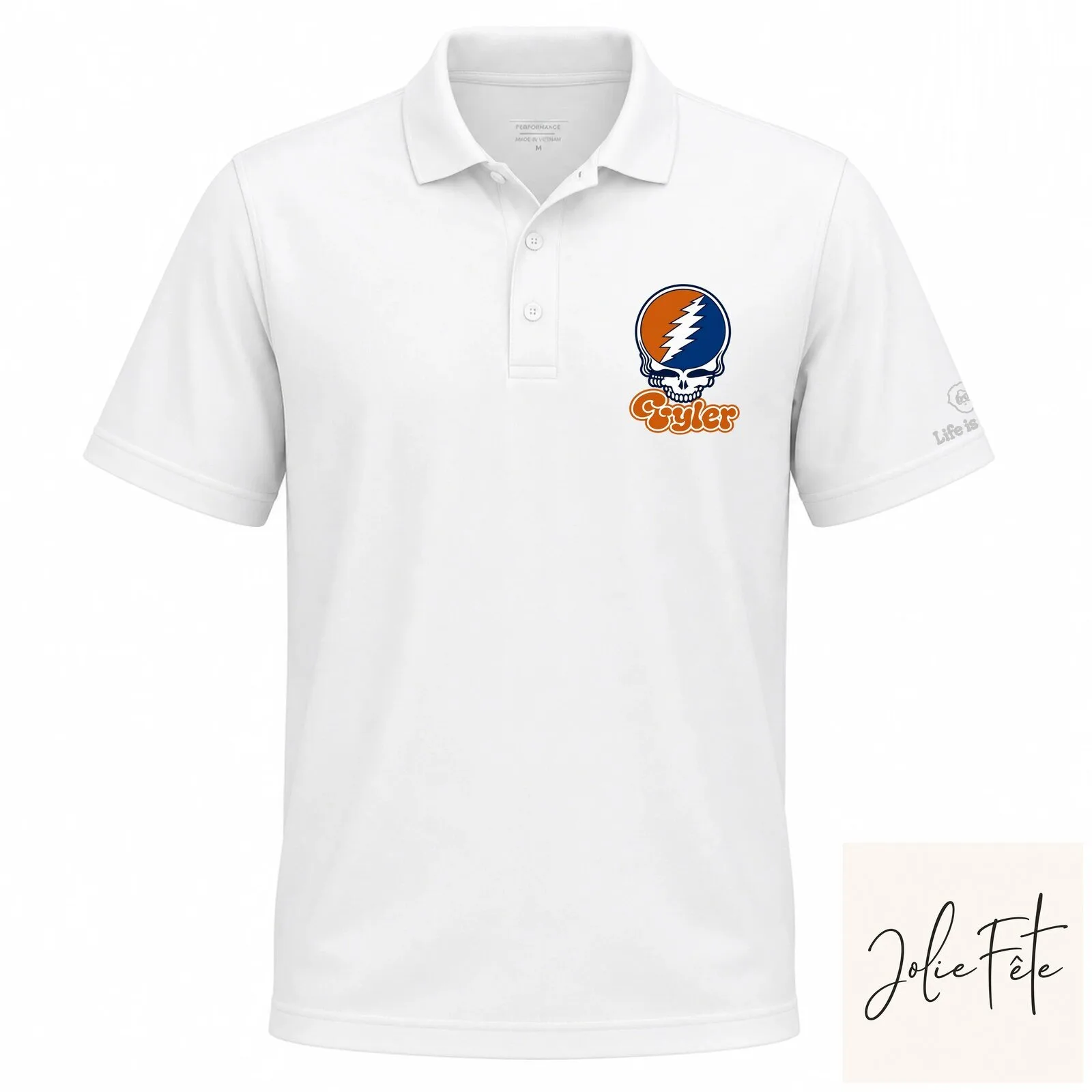 Grateful Dead Steal Your Face Chicago Bears Tyler Personalized Polo Shirt 9 Grateful Dead Steal Your Face Chicago Bears Tyler Personalized Polo Shirt