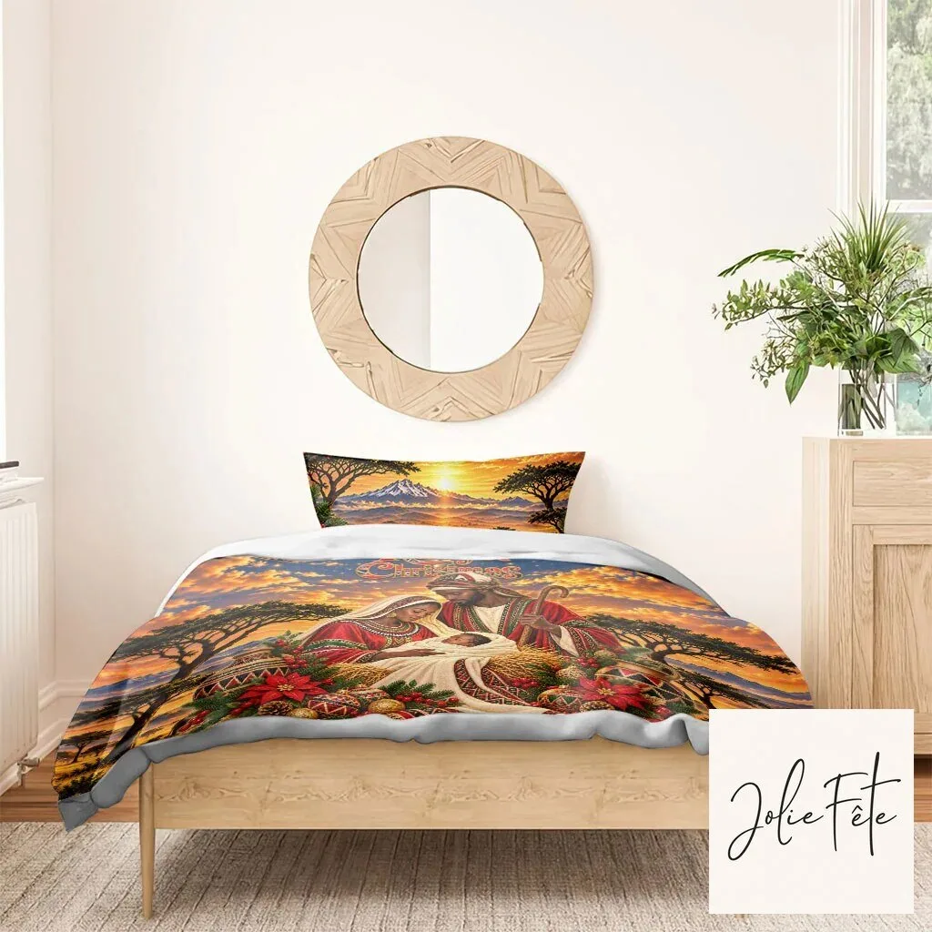 Kenya Christmas African Holy Family Nativity Scene Bedding Set 15 Kenya Christmas African Holy Family Nativity Scene Bedding Set