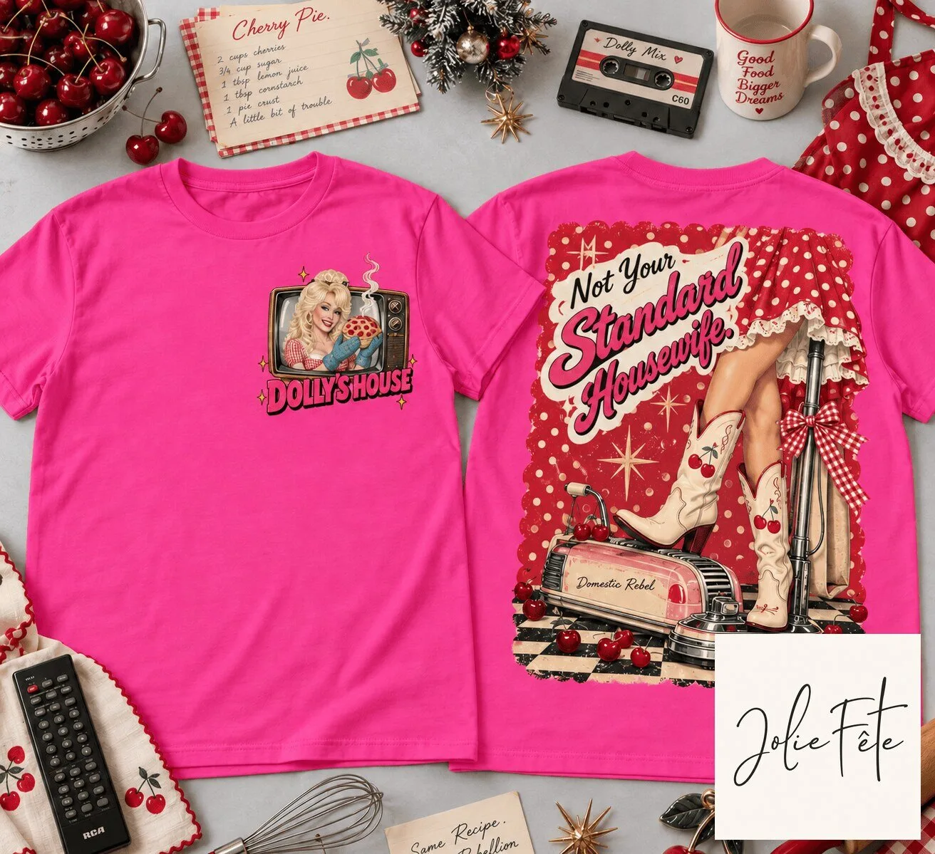 Dolly Parton Not Your Standard Housewife Vintage Retro T-Shirt For Country Music Lovers