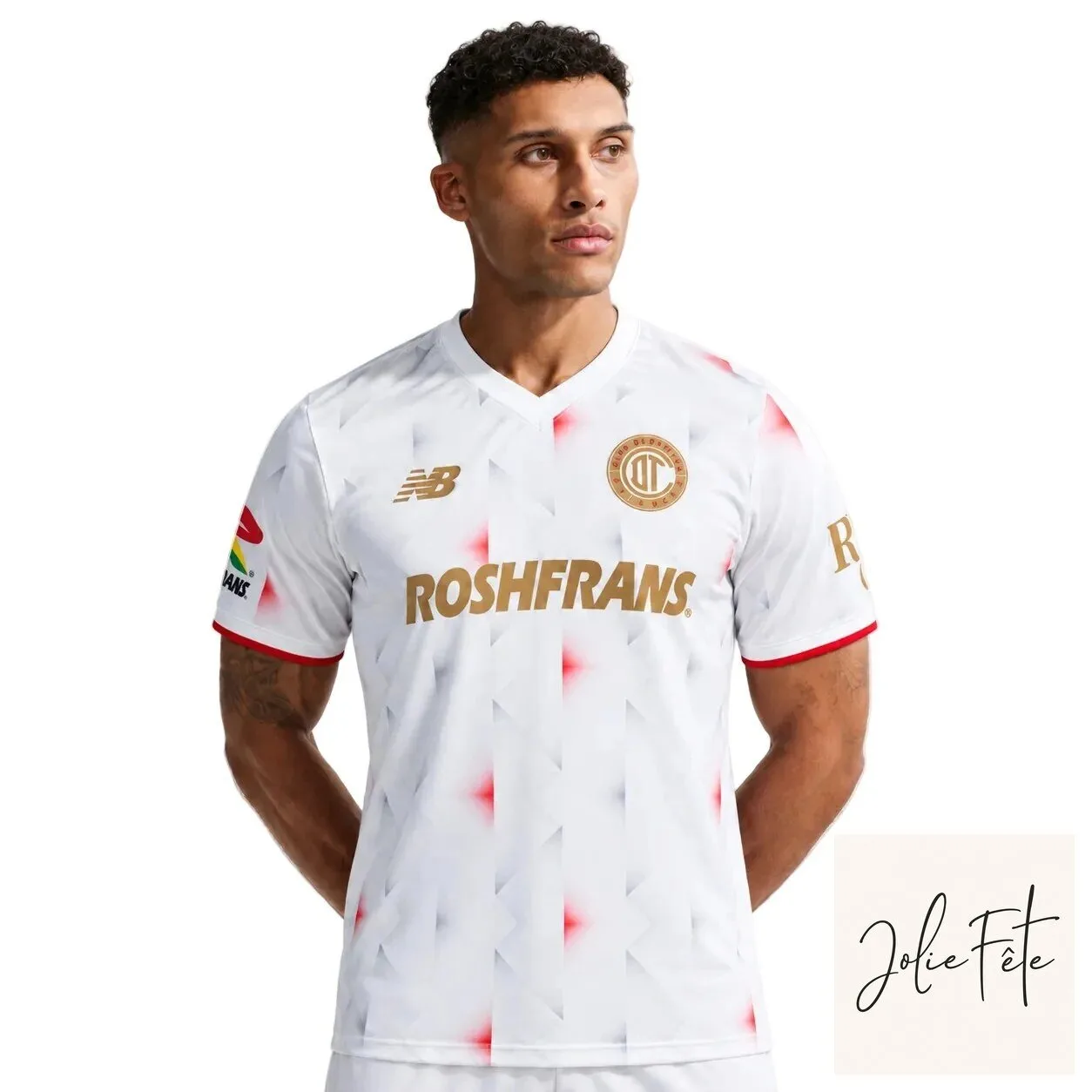 Deportivo Toluca Football Club Away Soccer Jersey for Men