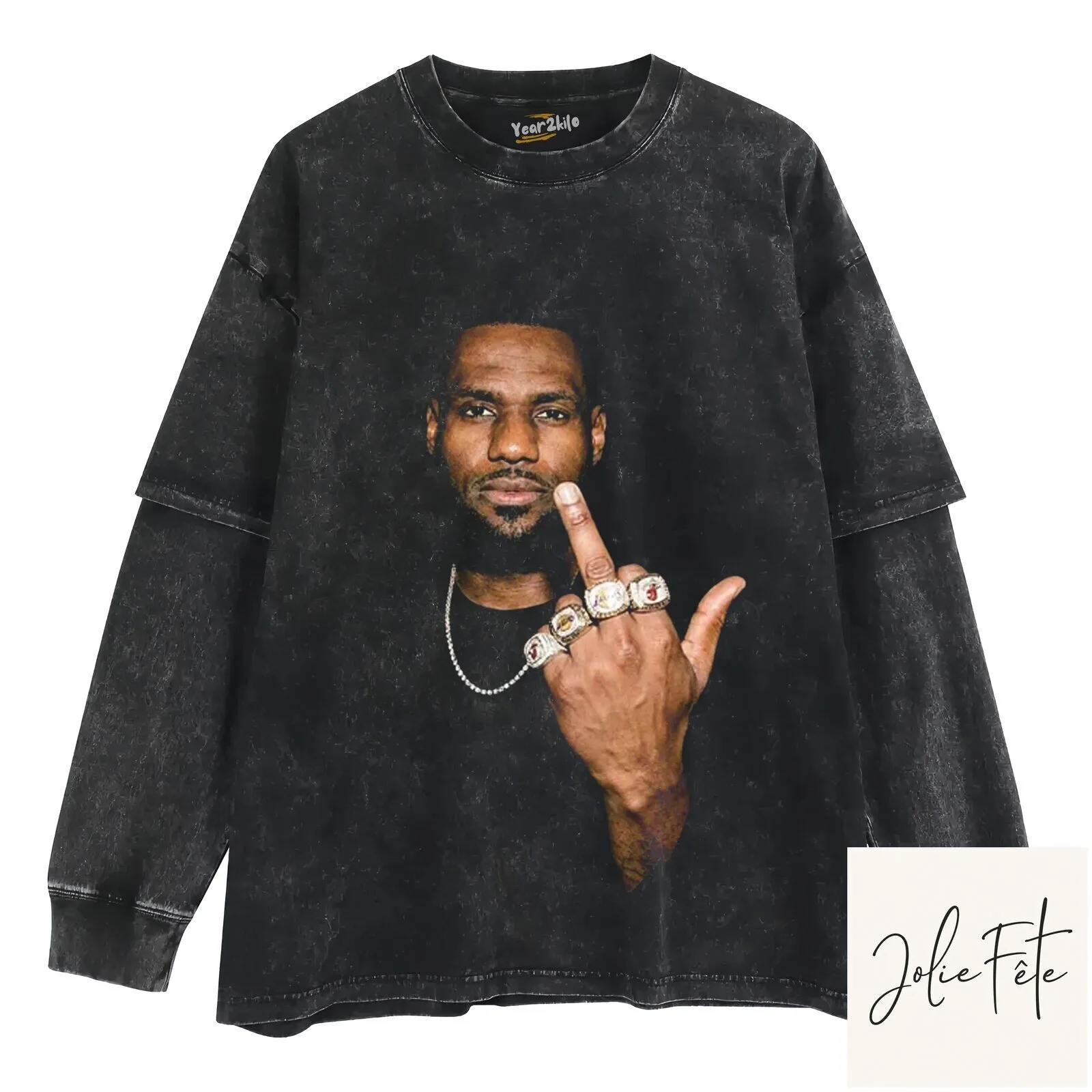 LeBron James Iconic Rings Celebration Basketball Fan Black T-Shirt 14 LeBron James Iconic Rings Celebration Basketball Fan Black T-Shirt