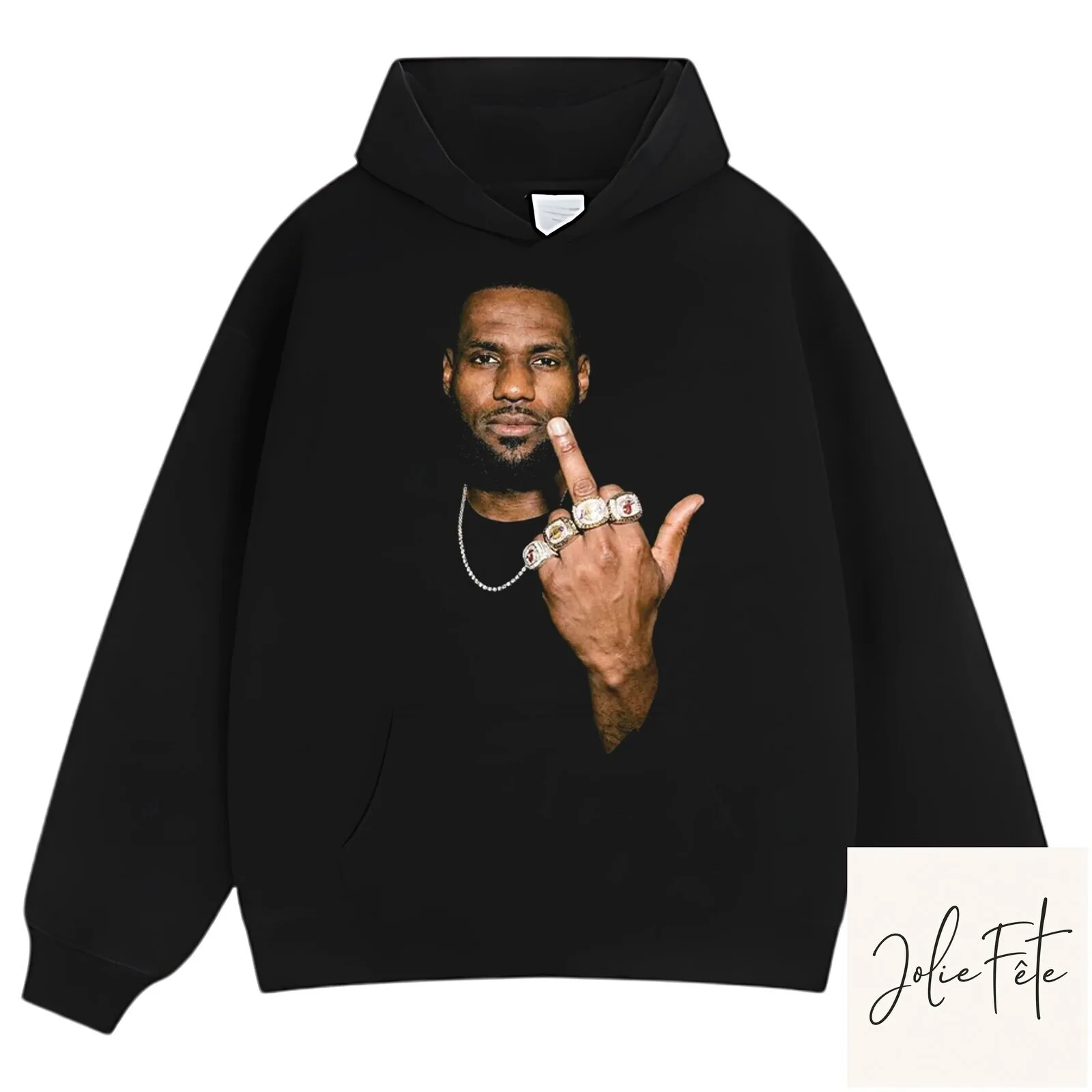LeBron James Iconic Rings Celebration Basketball Fan Black T-Shirt 17 LeBron James Iconic Rings Celebration Basketball Fan Black T-Shirt