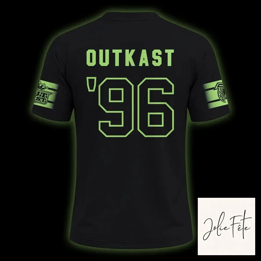 Black Football Jersey for Outkast’s 1996 Album Anniversary - ATLiens 10 Black Football Jersey for Outkast’s 1996 Album Anniversary - ATLiens