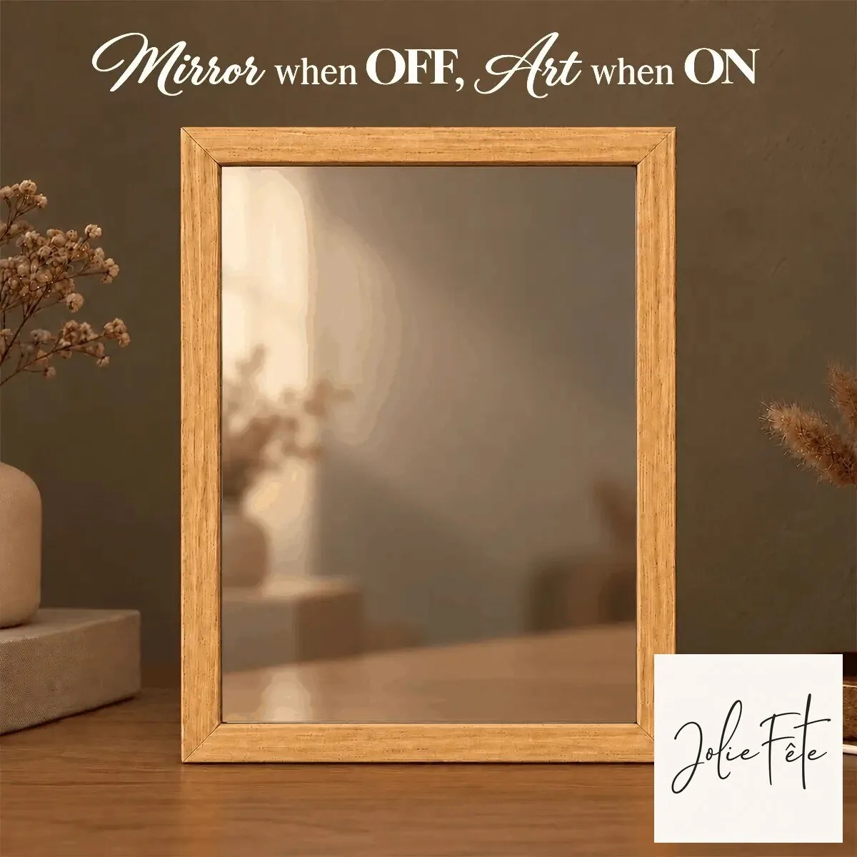 Personalized Custom Photo Mirror Light Box for Best Friends and Sisters
