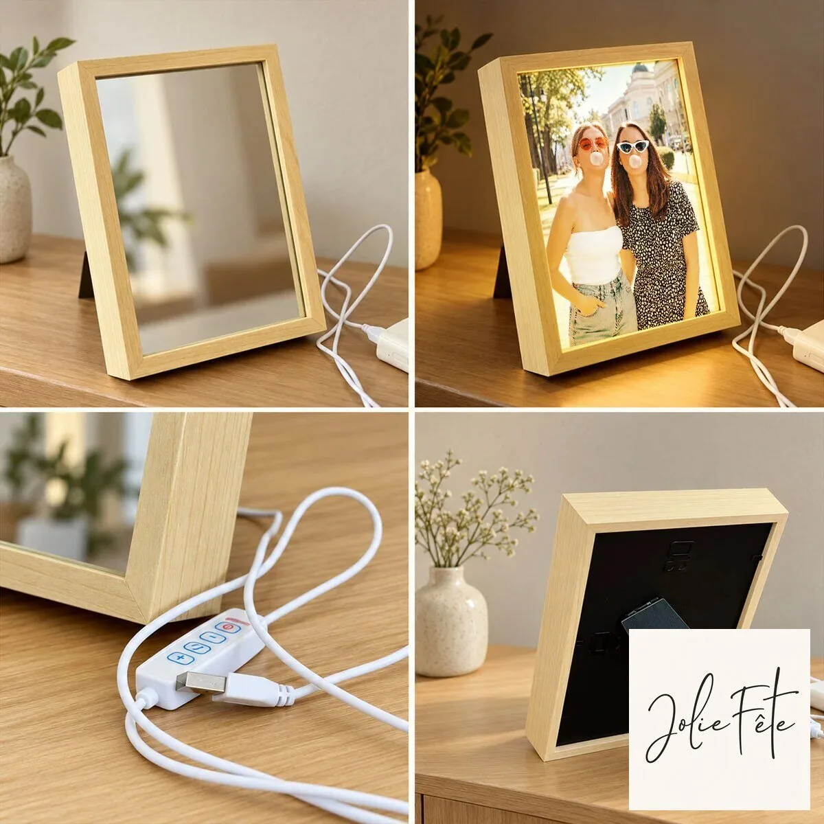 Personalized Custom Photo Mirror Light Box for Best Friends and Sisters 14 Personalized Custom Photo Mirror Light Box for Best Friends and Sisters