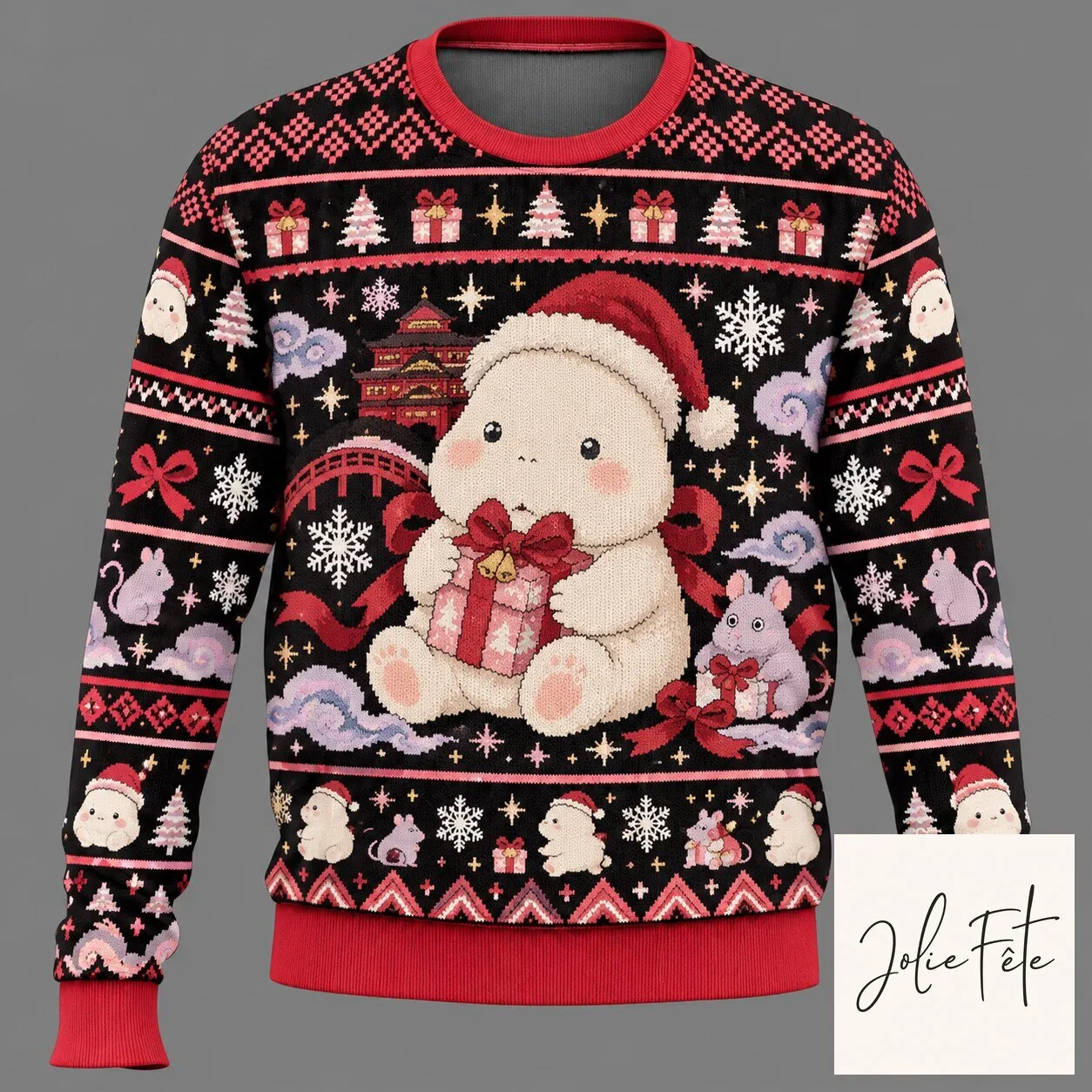 Spirited Away Boh Christmas Holiday Ugly Sweater 3 Spirited Away Boh Christmas Holiday Ugly Sweater