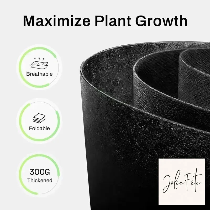 5 Gallon Breathable Fabric Plant Grow Bags with Handles for Gardening 12 5 Gallon Breathable Fabric Plant Grow Bags with Handles for Gardening