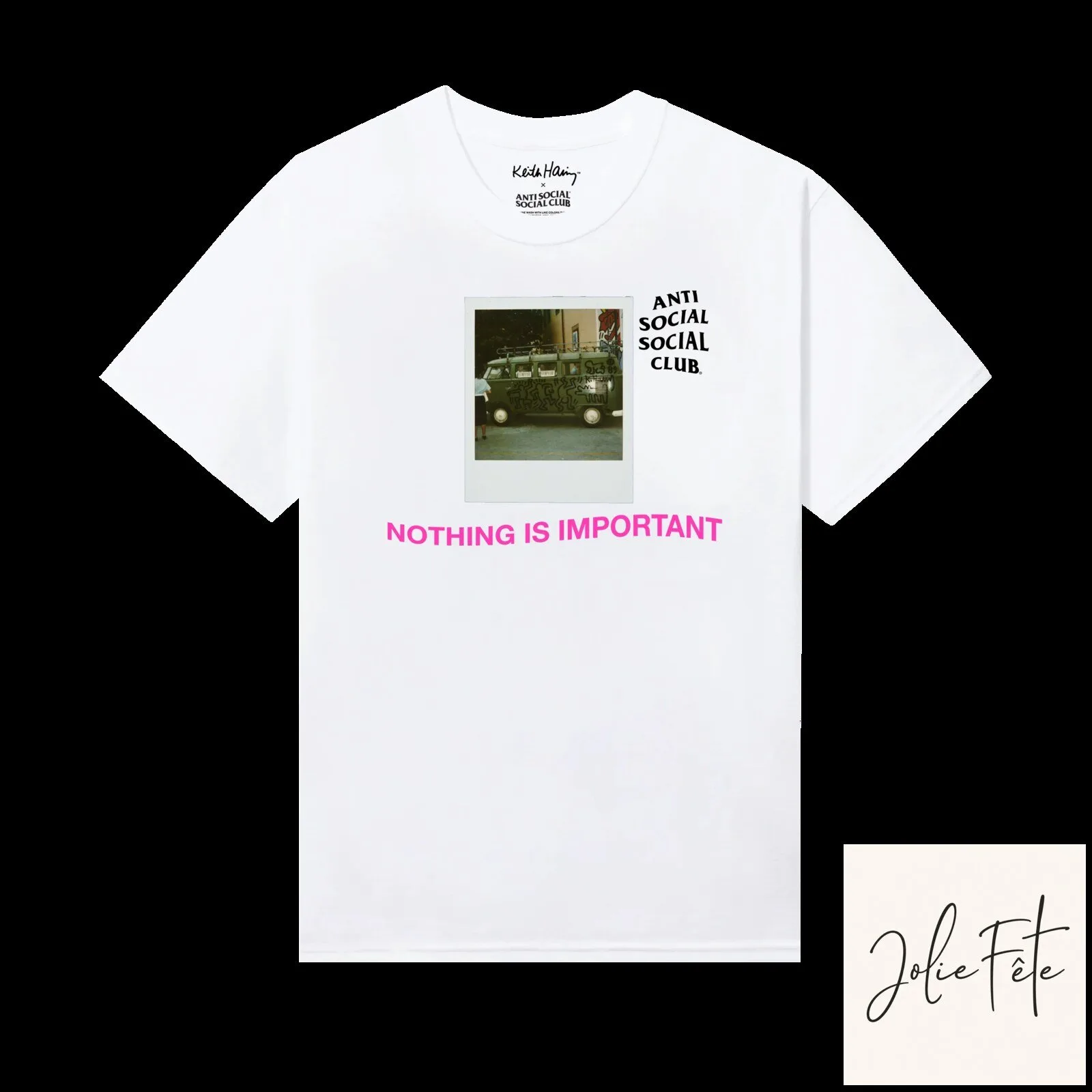 Anti Social Social Club Keith Haring Everything Is Important White T-Shirt 5 Anti Social Social Club Keith Haring Everything Is Important White T-Shirt